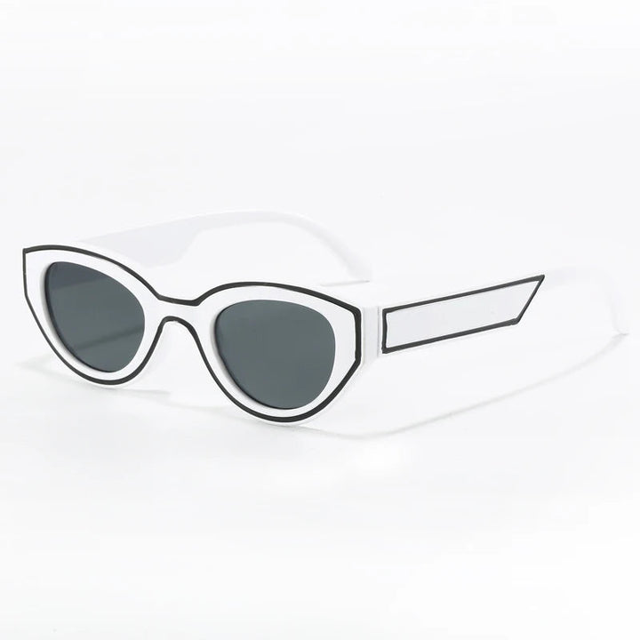 Contrast Outline Sunglasses