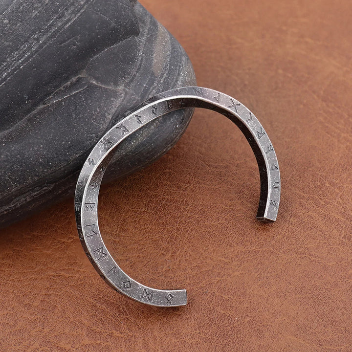 Runestone Steel Cuff