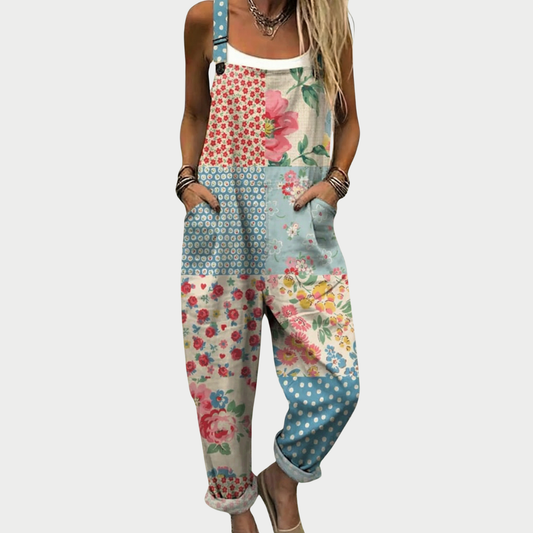 Sadie™ | Multicolour Print Overalls