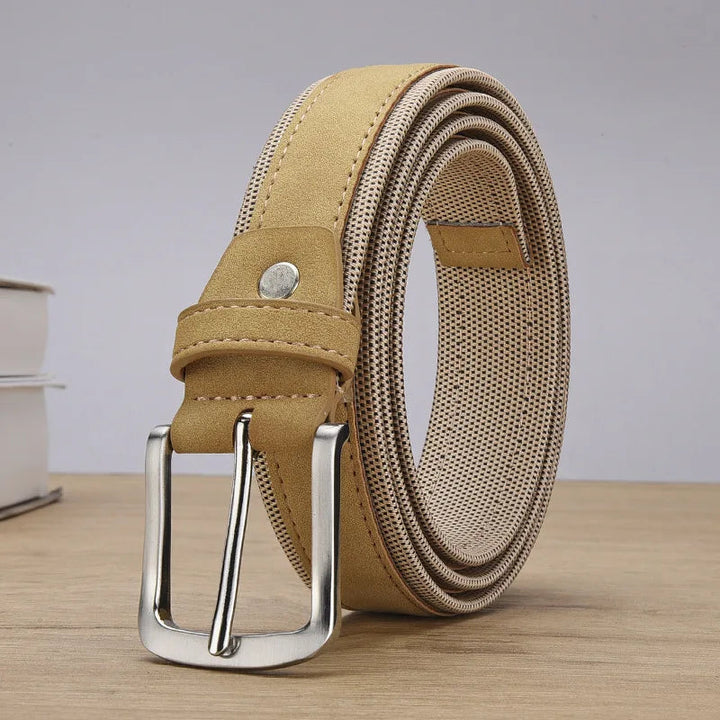 Slate & Suede Leather Belt