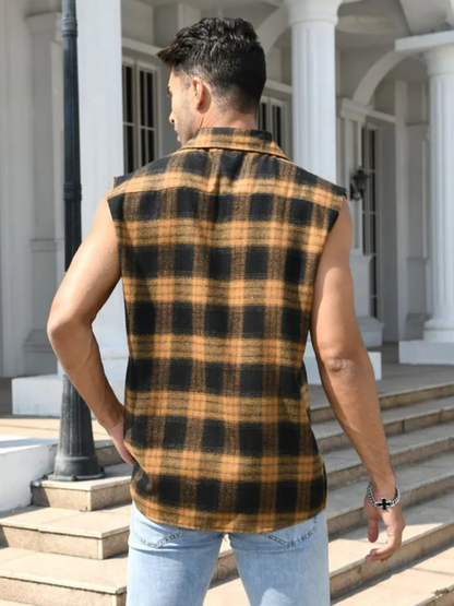 Maverick Plaid Flannel Vest
