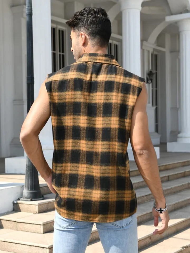 Maverick Plaid Flannel Vest