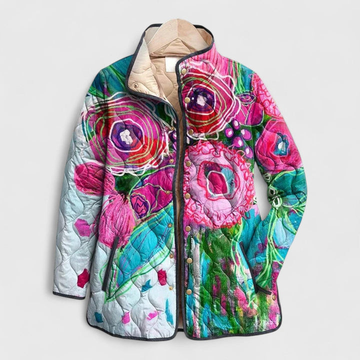 Holly | Floral Quilted Jacket