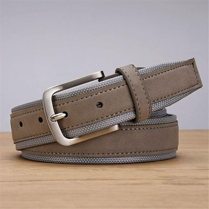 Slate & Suede Leather Belt