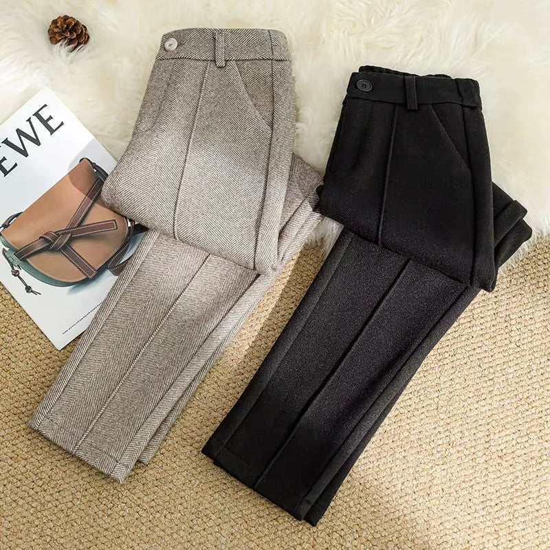 Amelia Herringbone Trouser