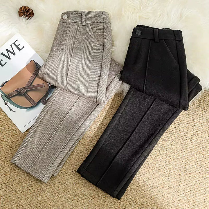 Amelia Herringbone Trouser