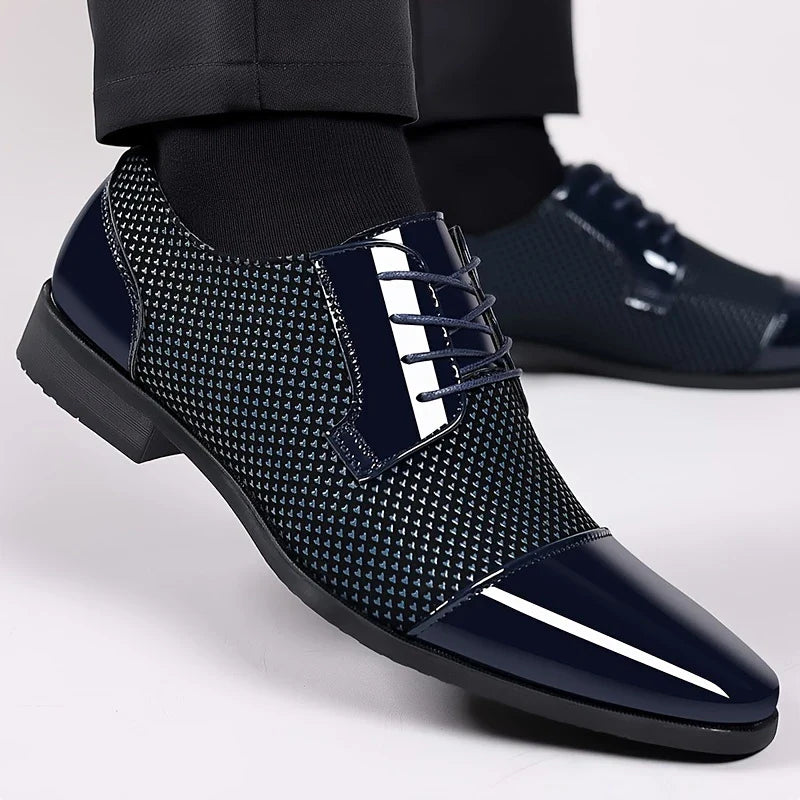 Cavallo Patterned Knit Oxford