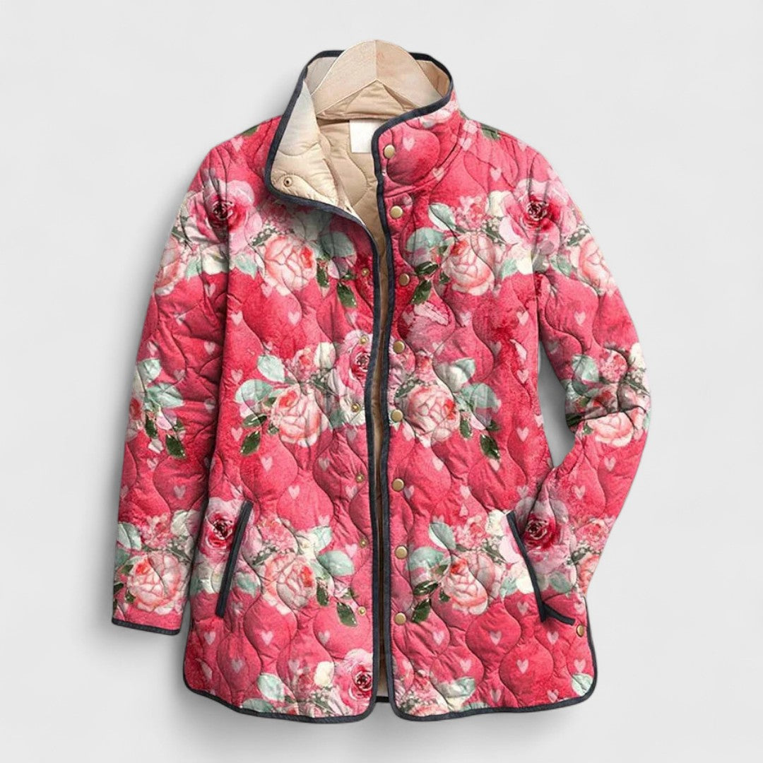 Holly | Floral Quilted Jacket