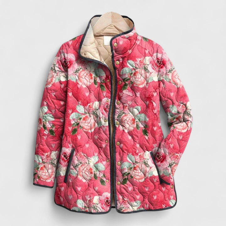 Holly | Floral Quilted Jacket