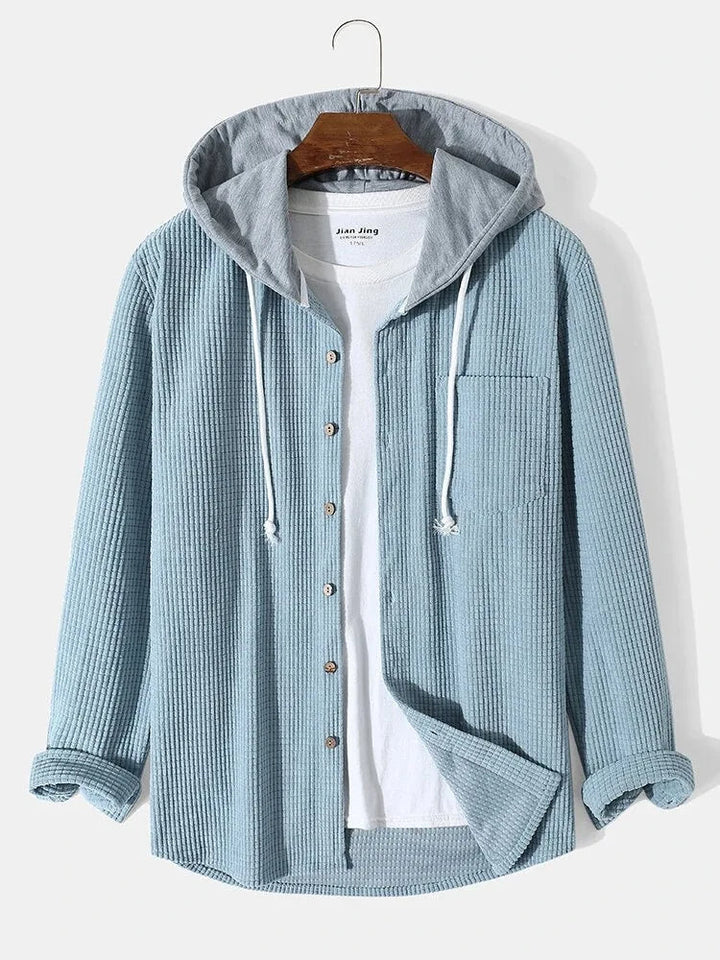 Laidback Knit Hoodie Shirt