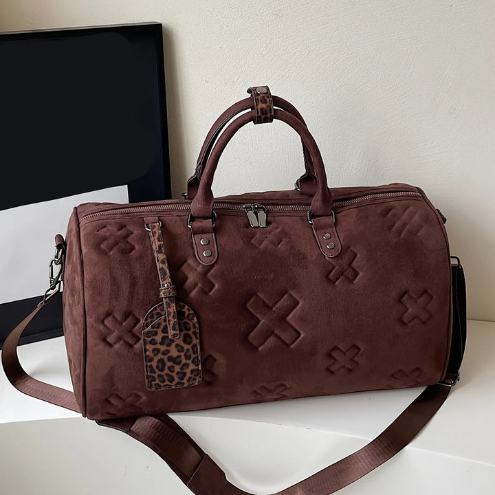 Axis Suede Weekender Bag