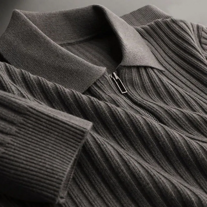 Milano Ribbed Knit Polo