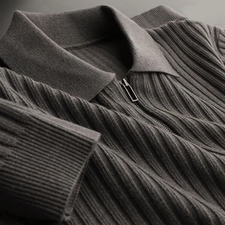 Milano Ribbed Knit Polo