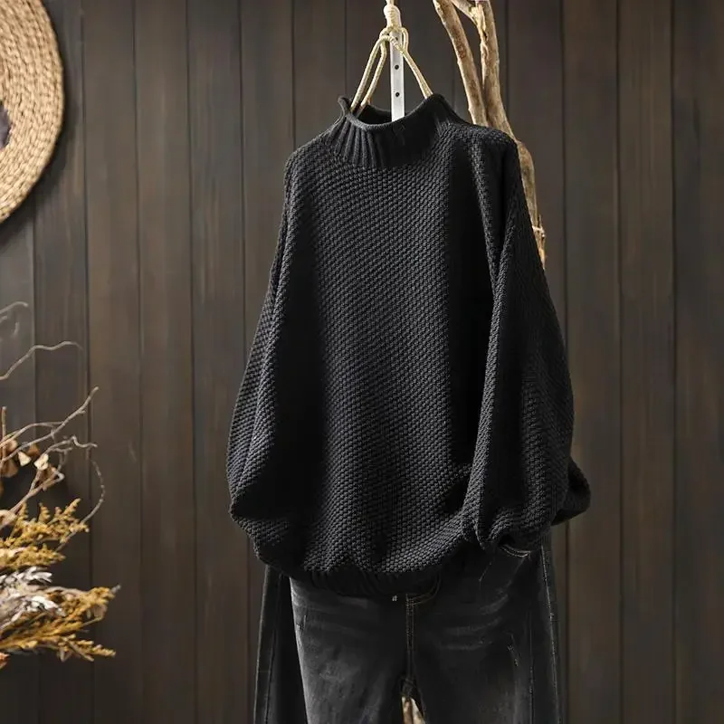 Honeycomb Knit Pullover
