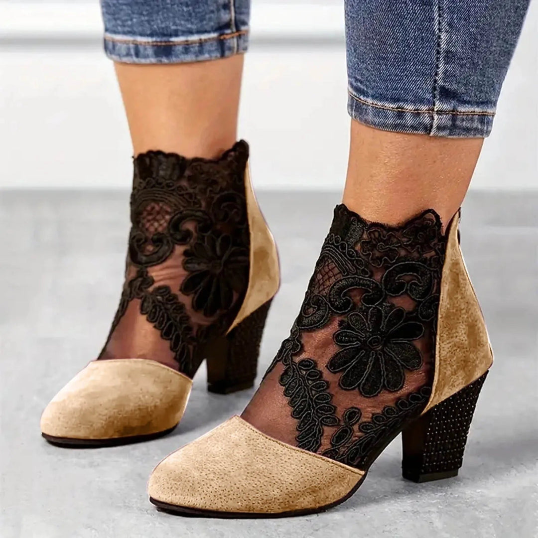 Twilight Lace Ankle Heel