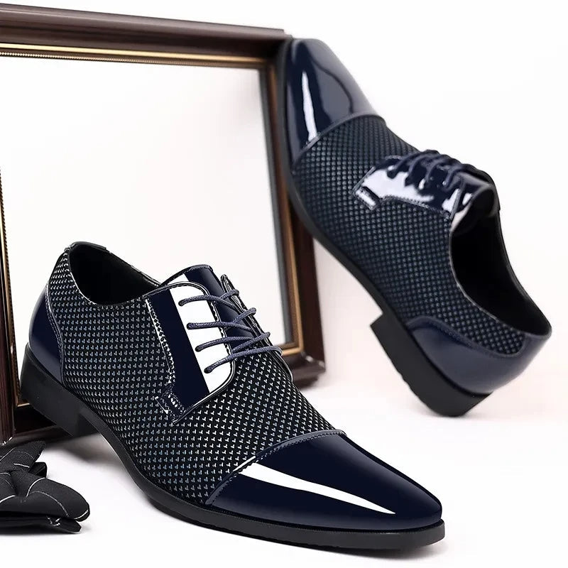Cavallo Patterned Knit Oxford
