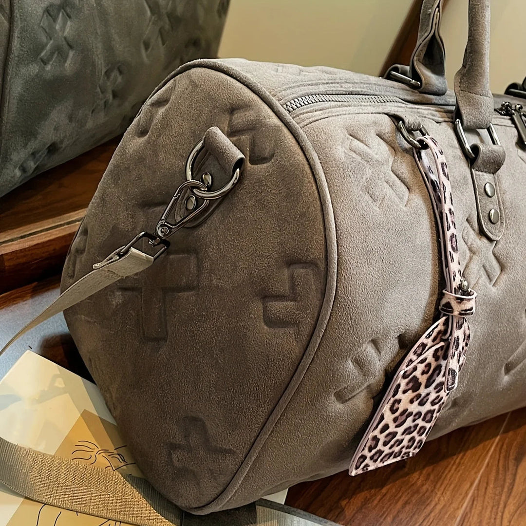 Axis Suede Weekender Bag