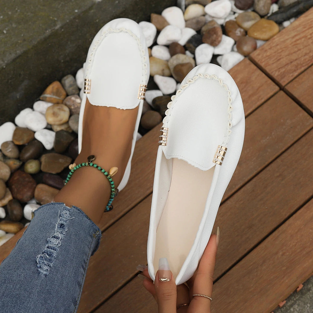 Harper Denim Slip-On Flats