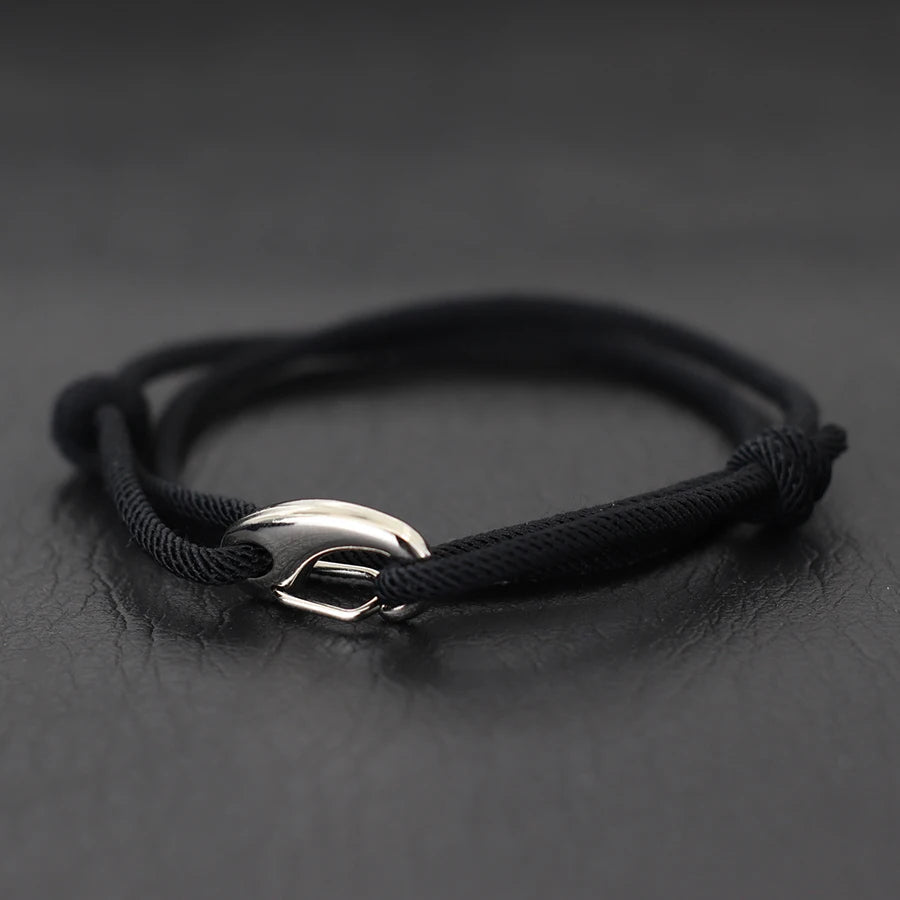 Hook & Hollow Rope Bracelet