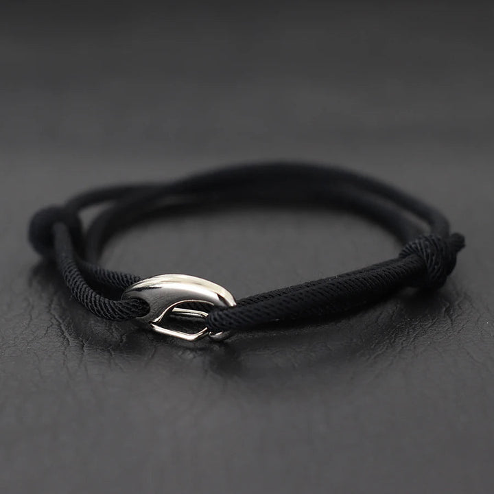 Hook & Hollow Rope Bracelet