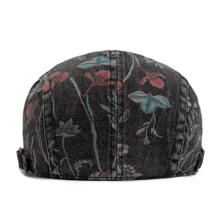 Vintage Denim Flat Cap
