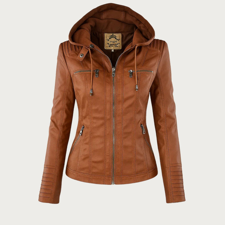 MONICA™ | Elegant Leather Jacket