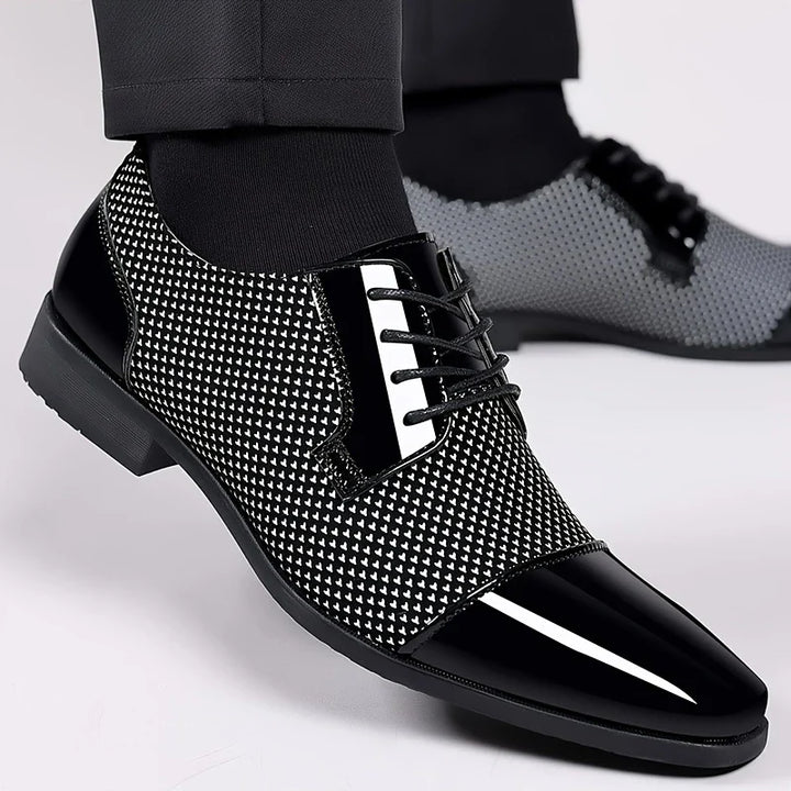 Cavallo Patterned Knit Oxford