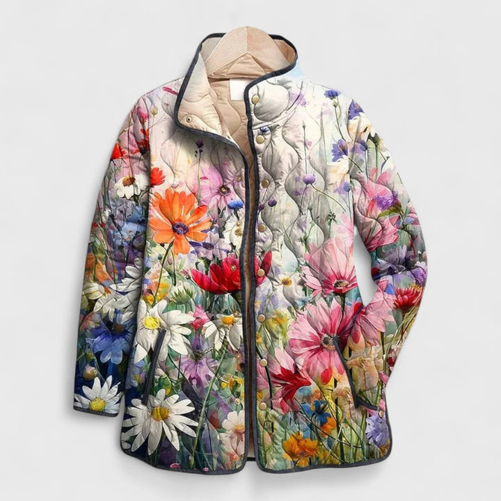 Holly | Floral Quilted Jacket