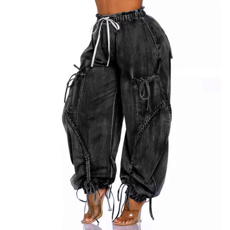 Runway Drawcord Denim