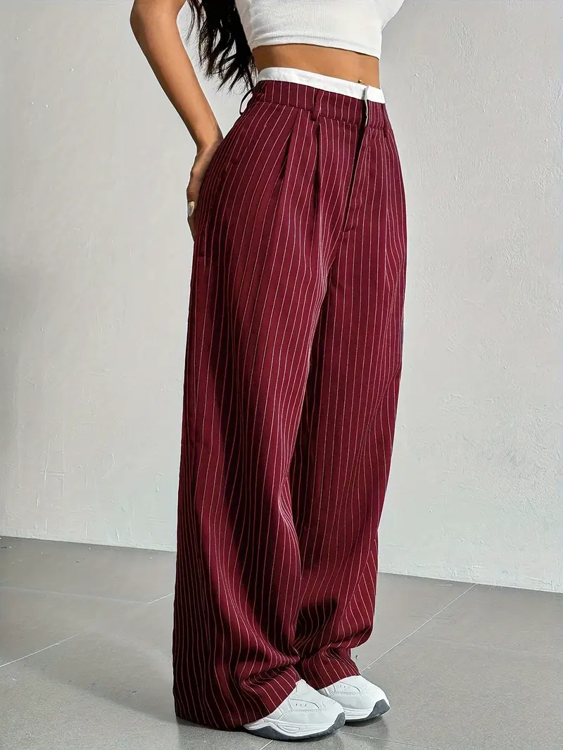 Waveline Pinstripe Trouser