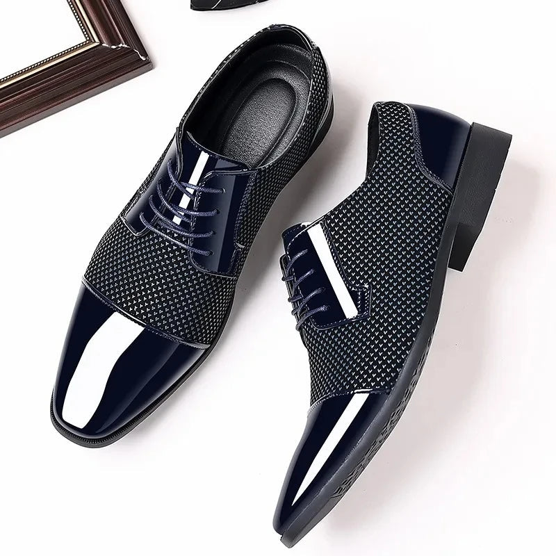 Cavallo Patterned Knit Oxford