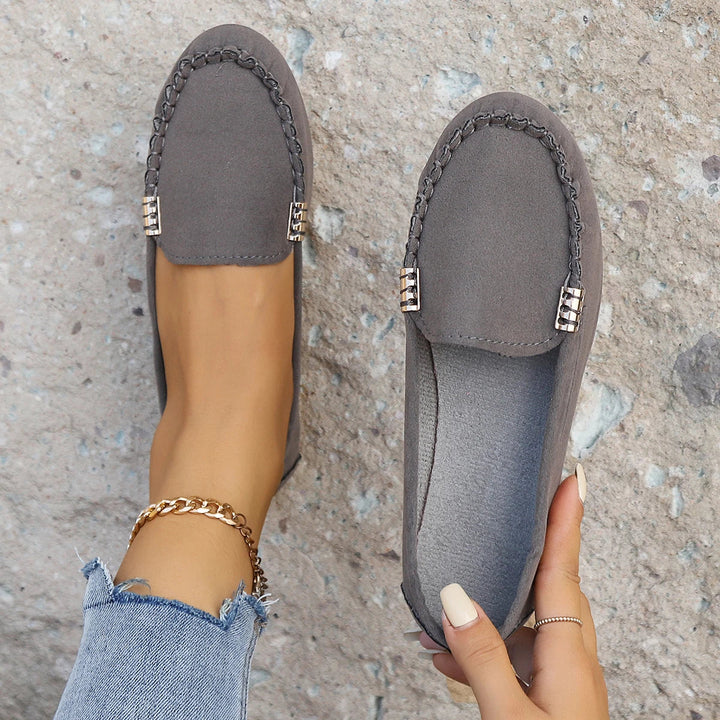 Harper Denim Slip-On Flats