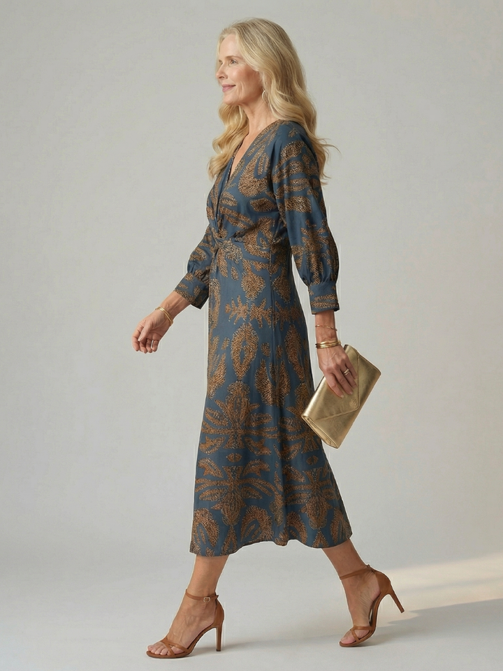 Lune | Eco-Friendly Midi Wrap Dress