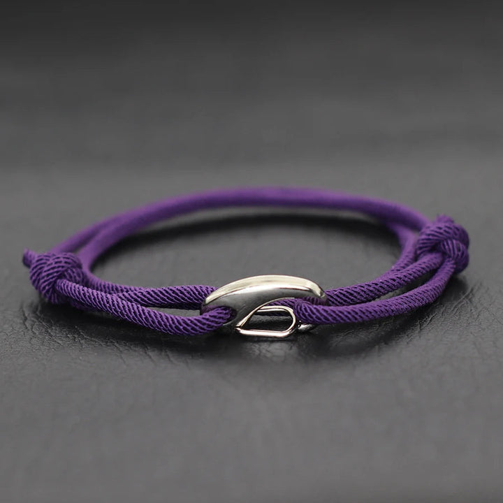 Hook & Hollow Rope Bracelet