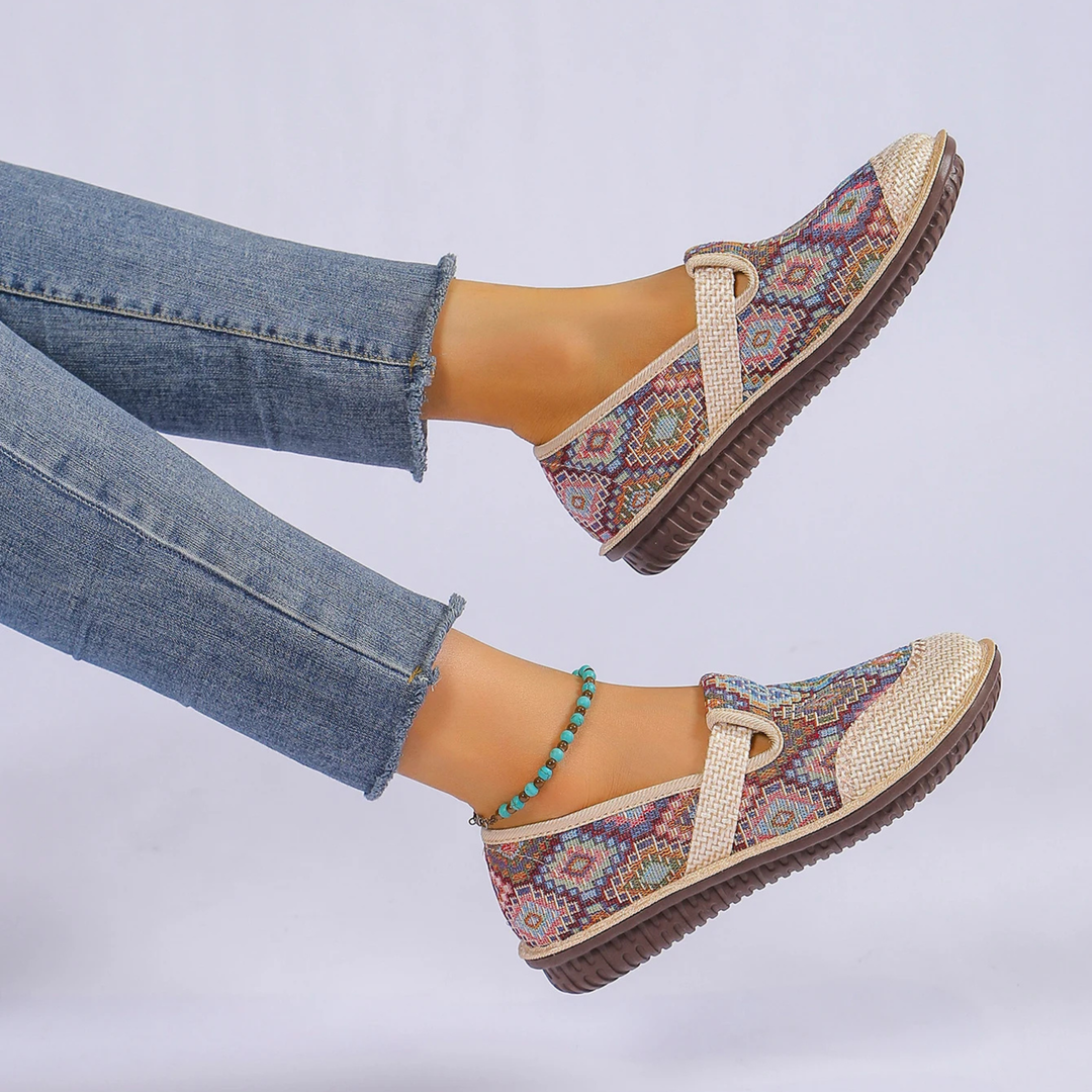 Aztec Tapestry Slip-On