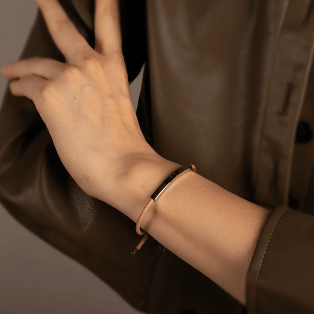 Lior Leather Bar Bracelet