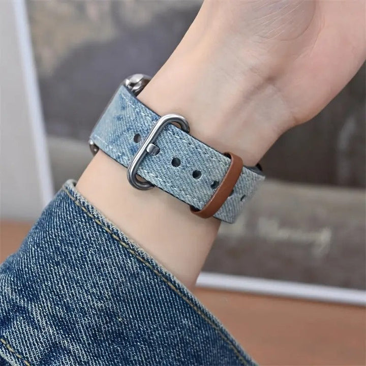 The Denim Edit Apple Watch Band