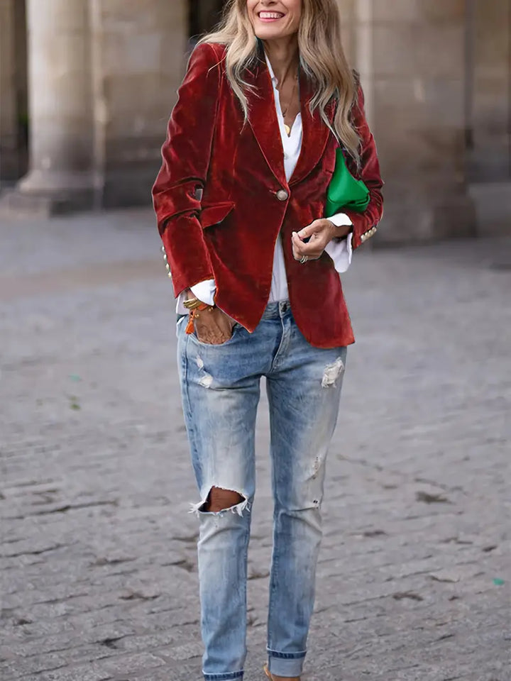 Chelsea Velvet Blazer