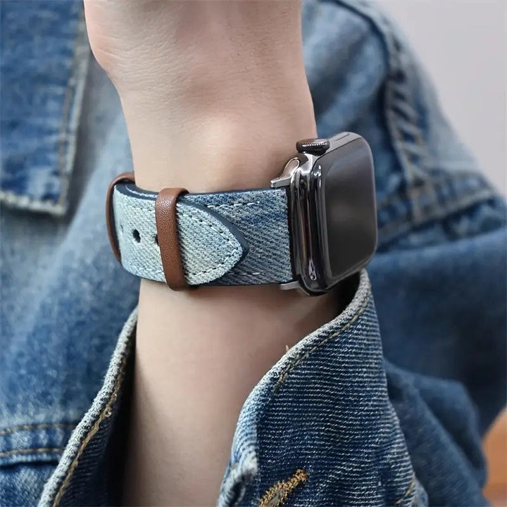 The Denim Edit Apple Watch Band