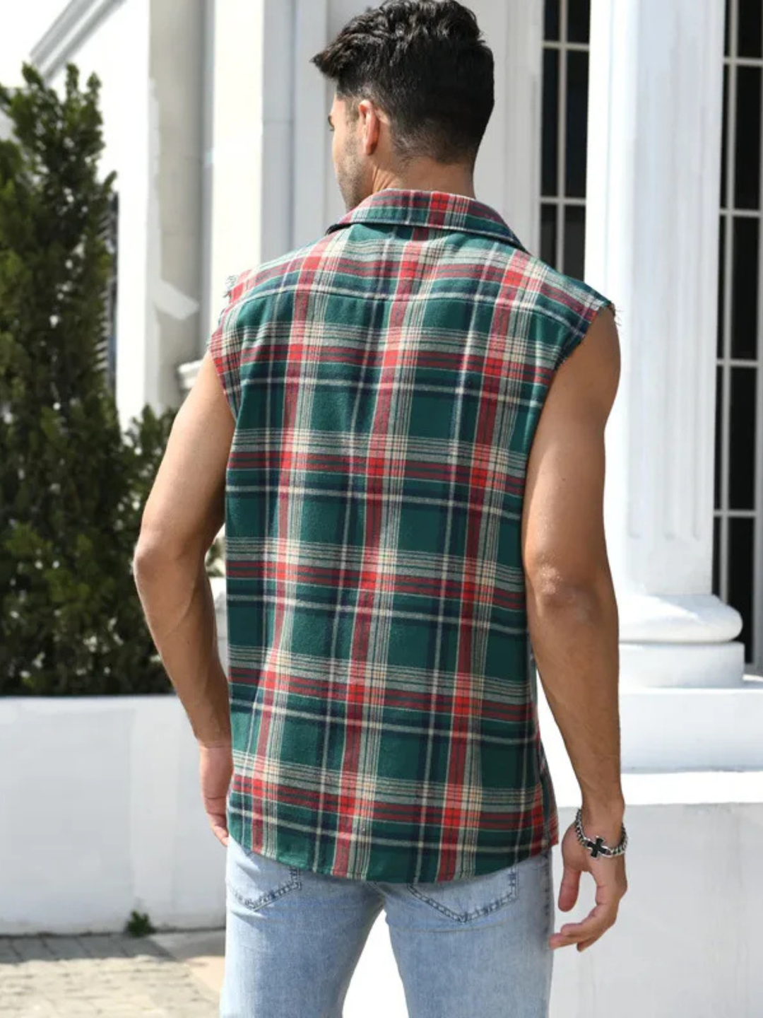 Maverick Plaid Flannel Vest