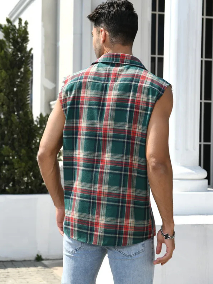 Maverick Plaid Flannel Vest
