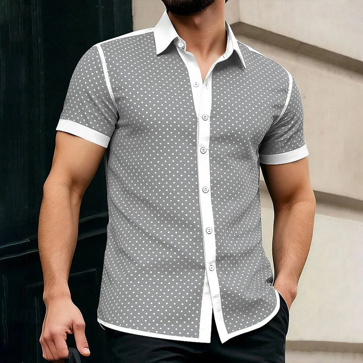 Monaco Contrast Button-Up