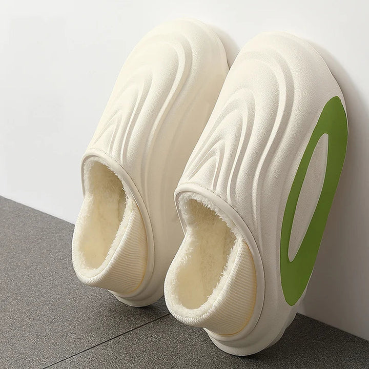 Wave Fleece Slip-On Slide