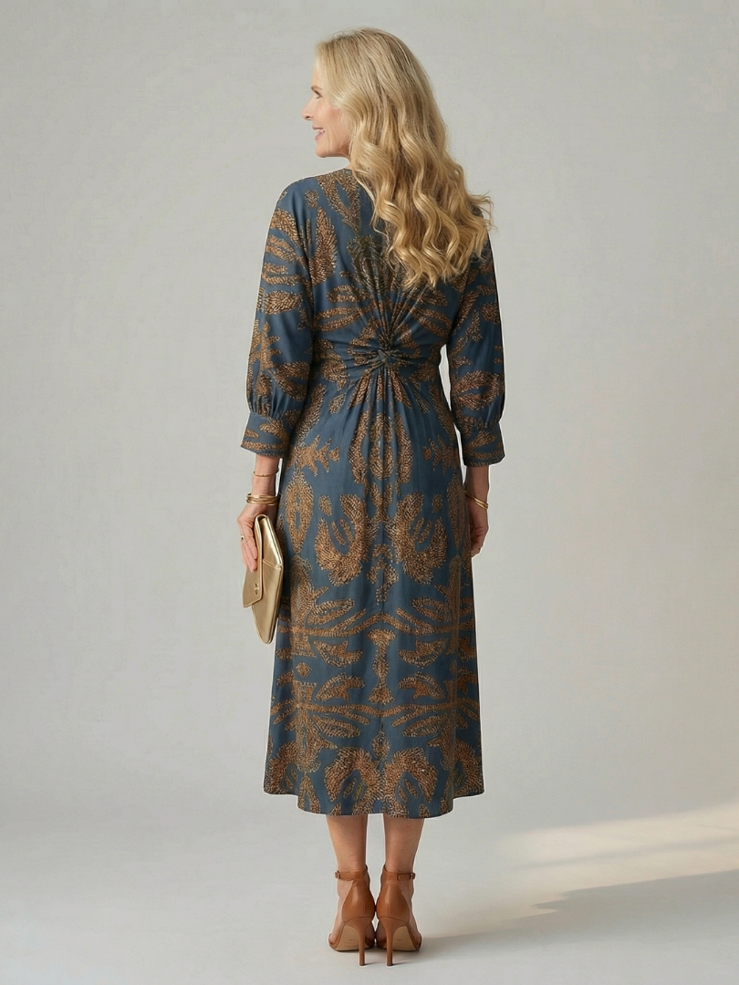 Lune | Eco-Friendly Midi Wrap Dress