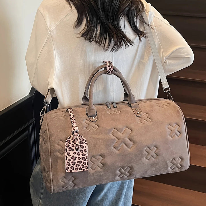 Axis Suede Weekender Bag