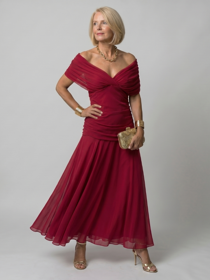 Calen | Flow Midi Dress" can be rewritten as "Calen | Midi Dress with Flowing Design.