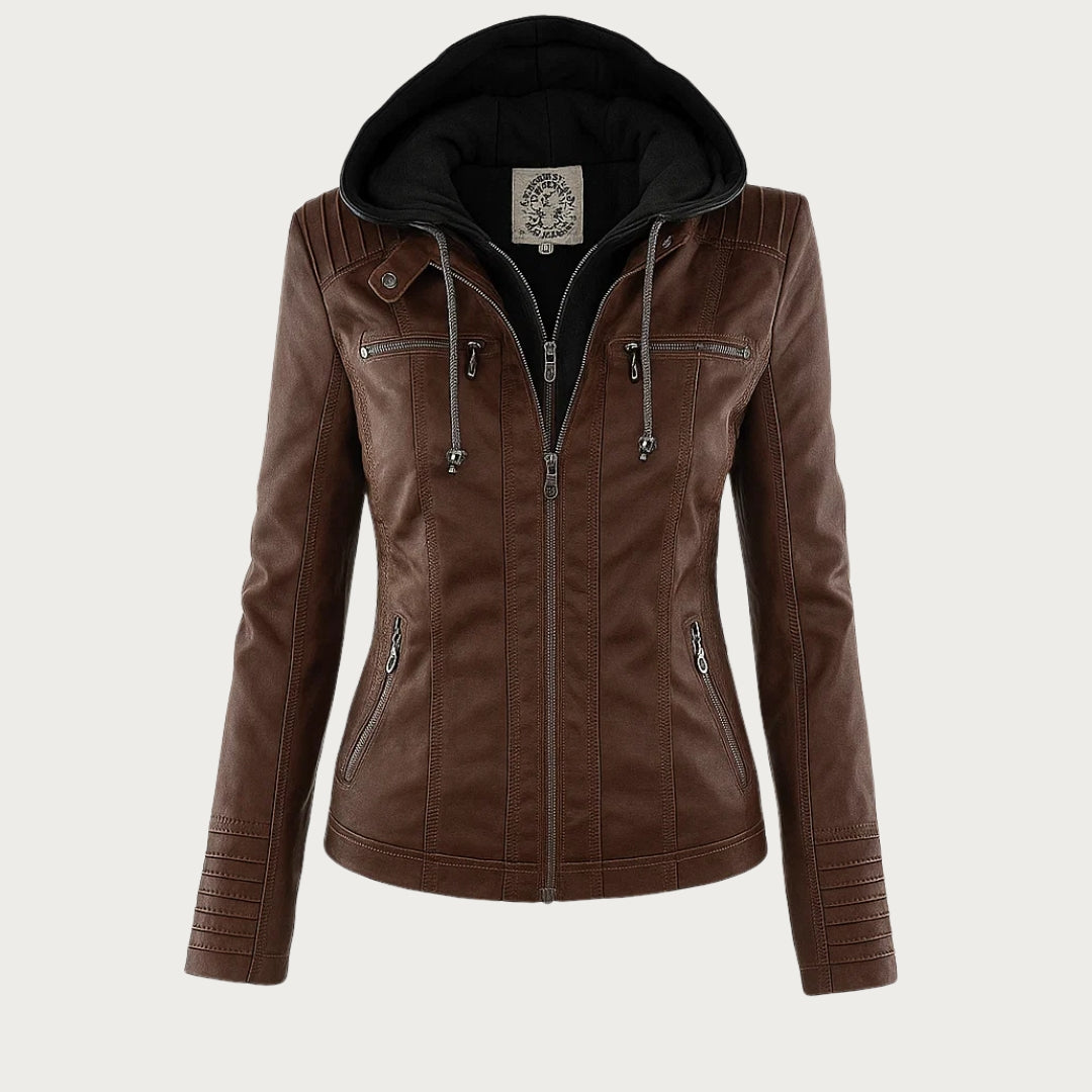 MONICA™ | Elegant Leather Jacket