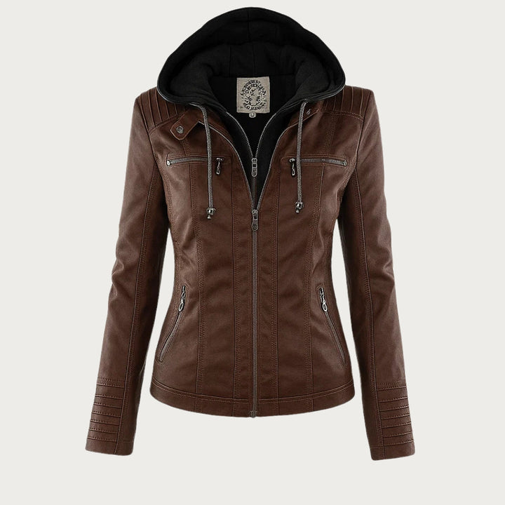 MONICA™ | Elegant Leather Jacket
