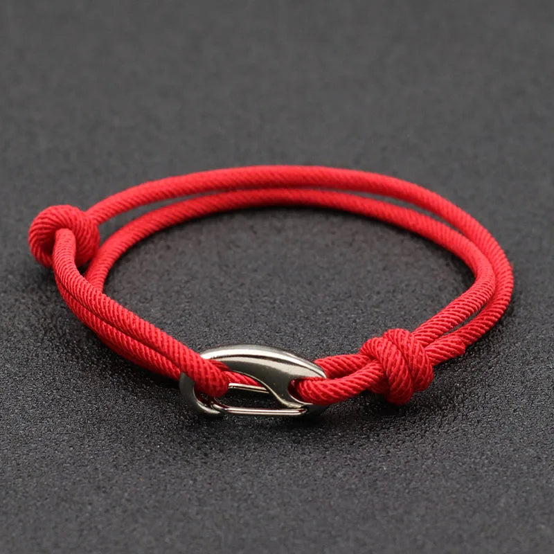 Hook & Hollow Rope Bracelet