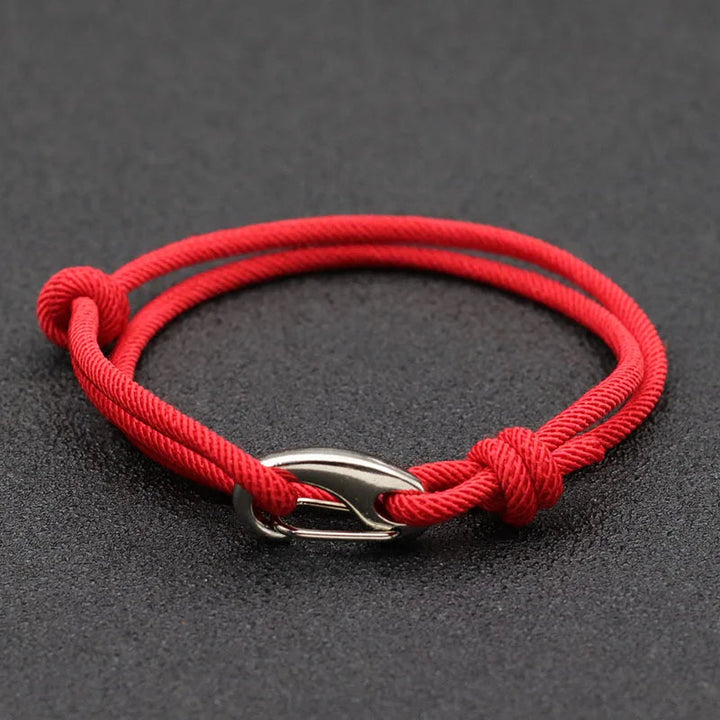 Hook & Hollow Rope Bracelet